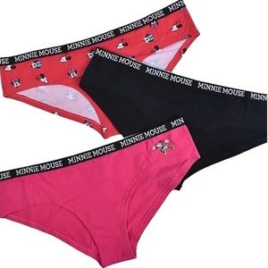 Minnie Mouse Women's 3-Pack Hipster size X- Large